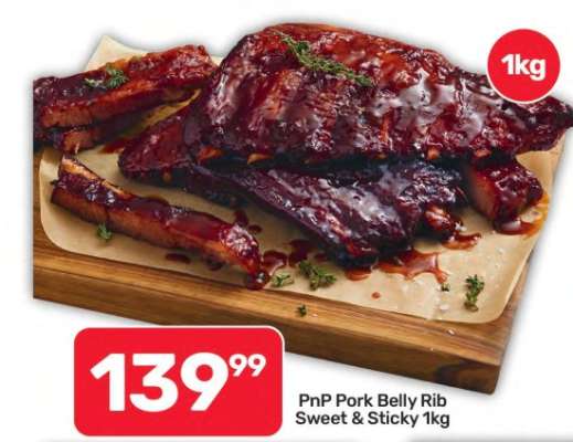PnP Pork Belly Rib Sweet & Sticky 1kg