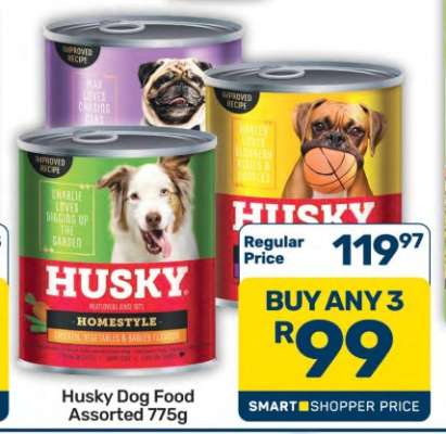 Husky Dog Food Assorted 775g