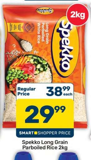 Spekko Long Grain Parboiled Rice-2Kg