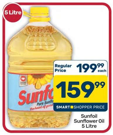 Sunfoil Sunflower Oil 5 Litre