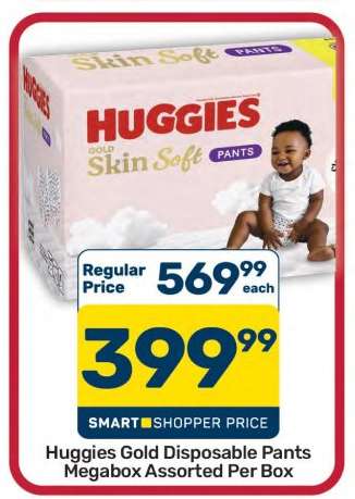 Huggies Gold Disposable Pants Megabox Assorted Per Box