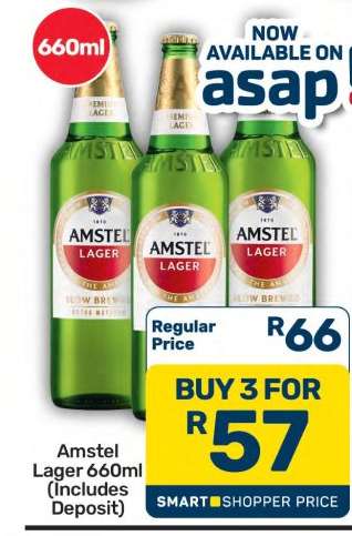 Amstel Lager 660ml
