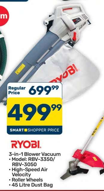 RYOBI 3-in-1 Blower Vacuum