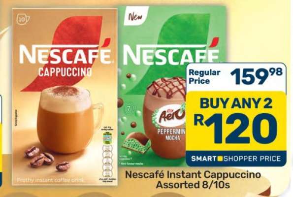 Nescafé Instant Cappuccino Assorted 8/10s