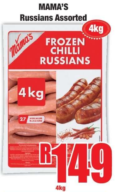 MAMA'S Russians Assorted