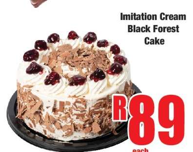 Imitation Cream Black Forest Cake