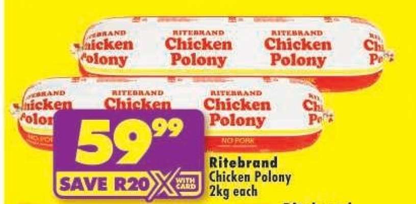 Ritebrand Chicken Polony