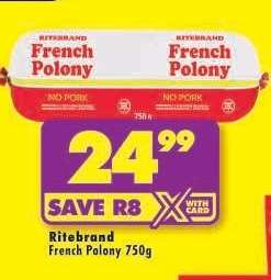 RITEBRAND FRENCH POLONY 750g