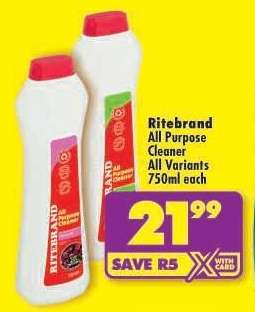 RITEBRAND ALL PURPOSE CLEANER