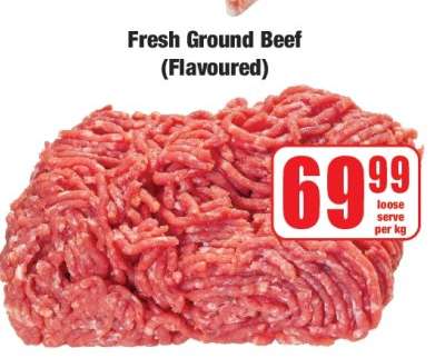 Fresh Ground Beef (Flavoured)