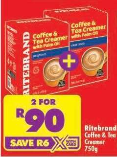 RITEBRAND COFFEE & TEA CREAMER 750g