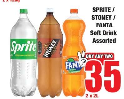 SPRITE / STONEY / FANTA Soft Drink Assorted