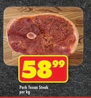 PORK TEXAN STEAK