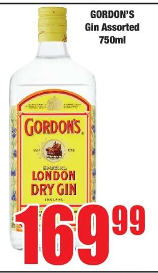 GORDON’S Gin Assorted 750ml