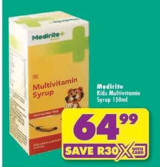Medirite Kids Multivitamin Syrup 150ml