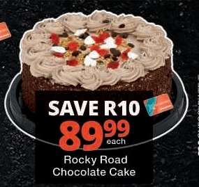 Rocky Road Chocolate Cake