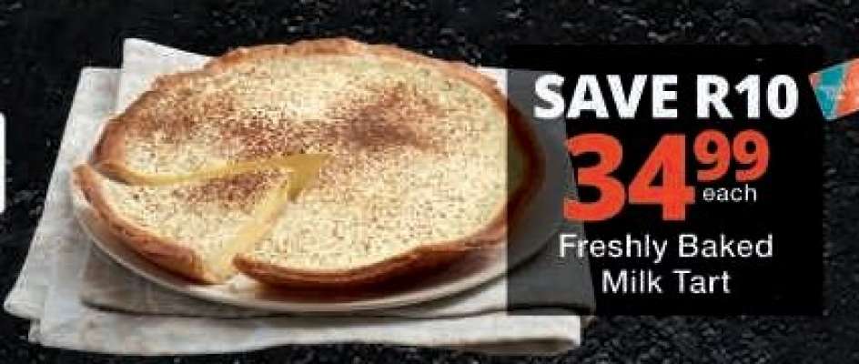 Freshly Baked Milk Tart
