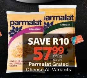 Parmalat Grated Cheese