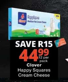 Clover Happy Squares Cream Cheese
