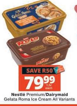 Nestlé Premium/Dairymaid Gelata Roma Ice Cream