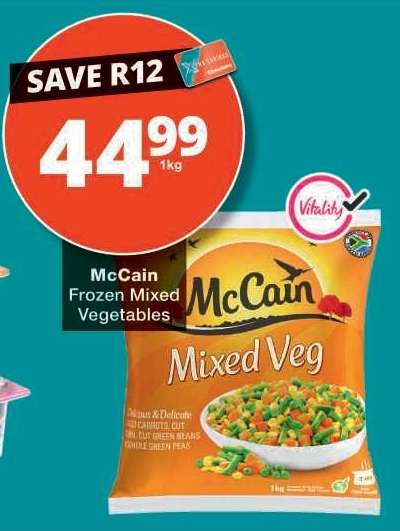 McCain Frozen Mixed Vegetables