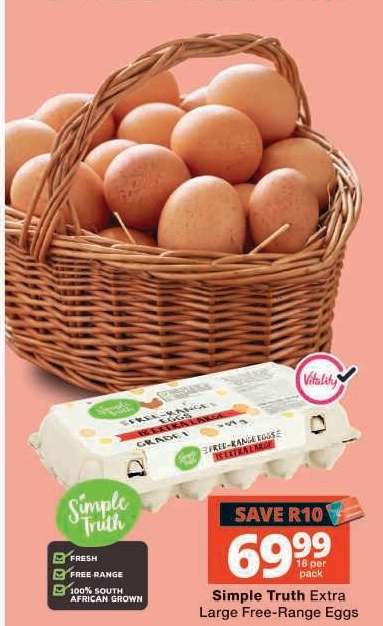 Simple Truth Extra Large Free-Range Eggs