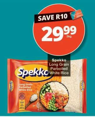 SPEKKO LONG GRAIN PARBOILED WHITE RICE