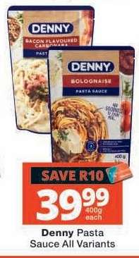 Denny Pasta Sauce All Variants