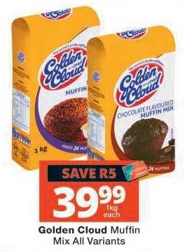 Golden Cloud Muffin Mix All Variants