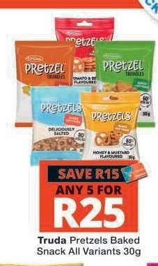 Truda Pretzels Baked Snack