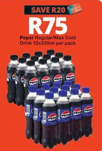Pepsi Regular/Max Cold Drink