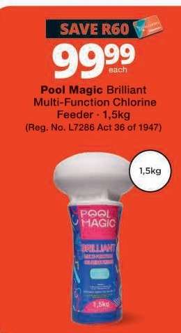 Pool Magic Brilliant Multi-Function Chlorine Feeder