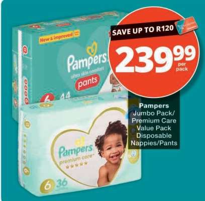Pampers Jumbo Pack/Premium Care Value Pack