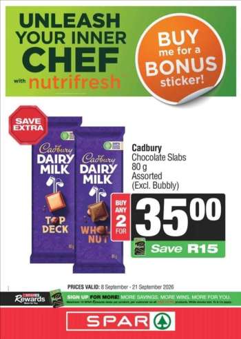 SPAR catalogue  - 08/09/2026 - 21/09/2026.