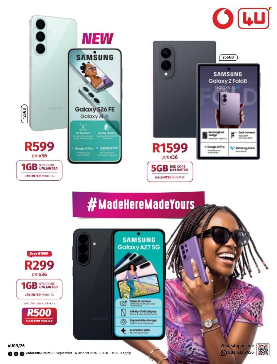 Vodacom specials - 08/09/2026 - 06/10/2026. Page 1