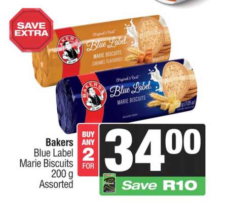 Bakers Blue Label Marie Biscuits
