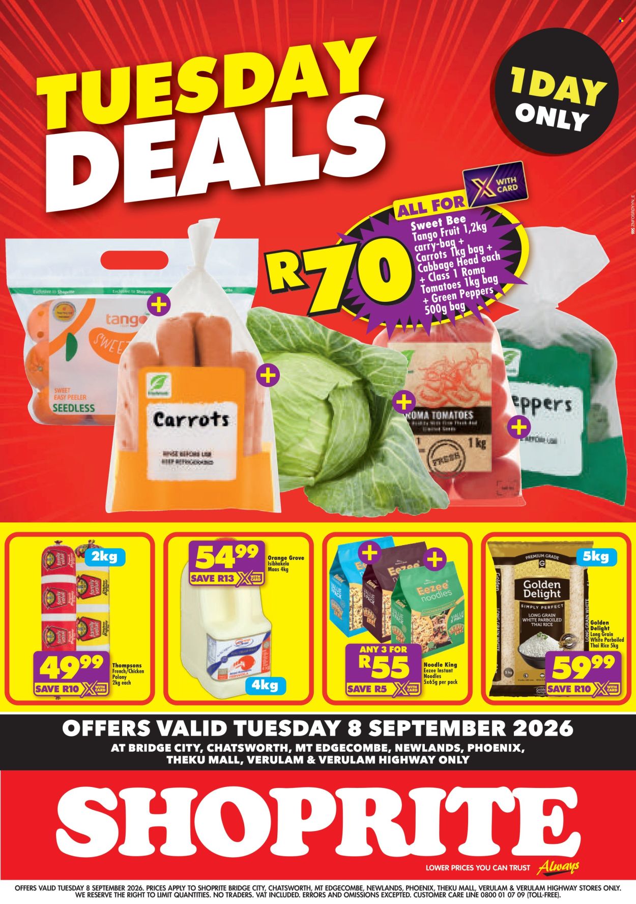 Shoprite specials - 08/09/2026 - 08/09/2026. Page 1