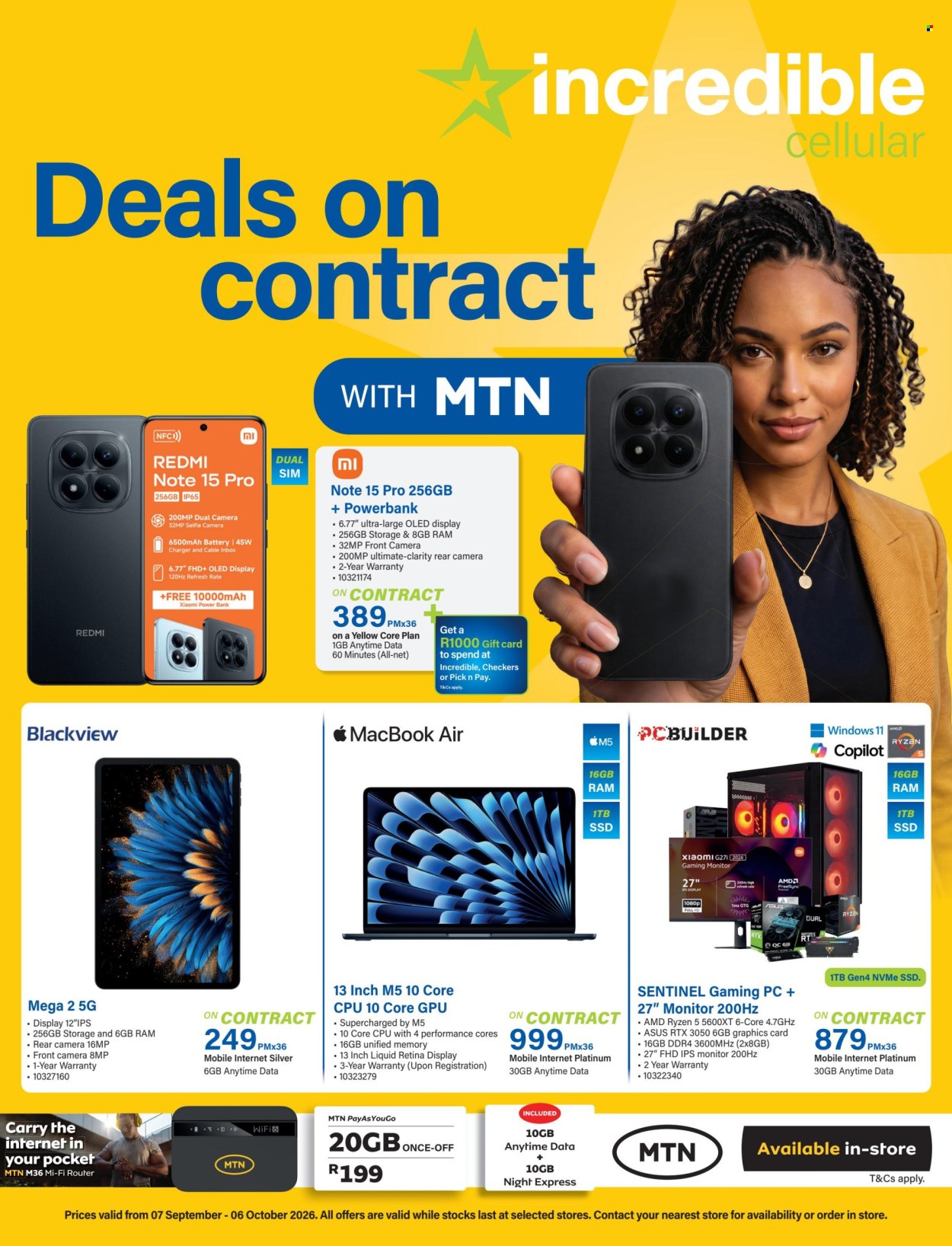 Incredible Connection specials - 07/09/2026 - 06/10/2026. Page 1