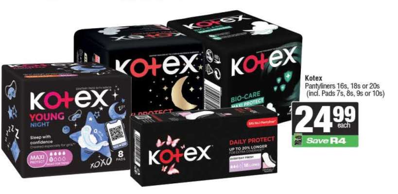 Kotex Pantyliners