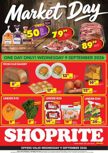 thumbnail - Shoprite catalogue - Market Day Deals