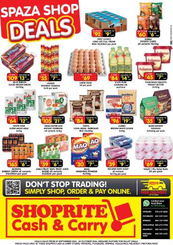 Shoprite catalogue  - 07/09/2026 - 04/10/2026.