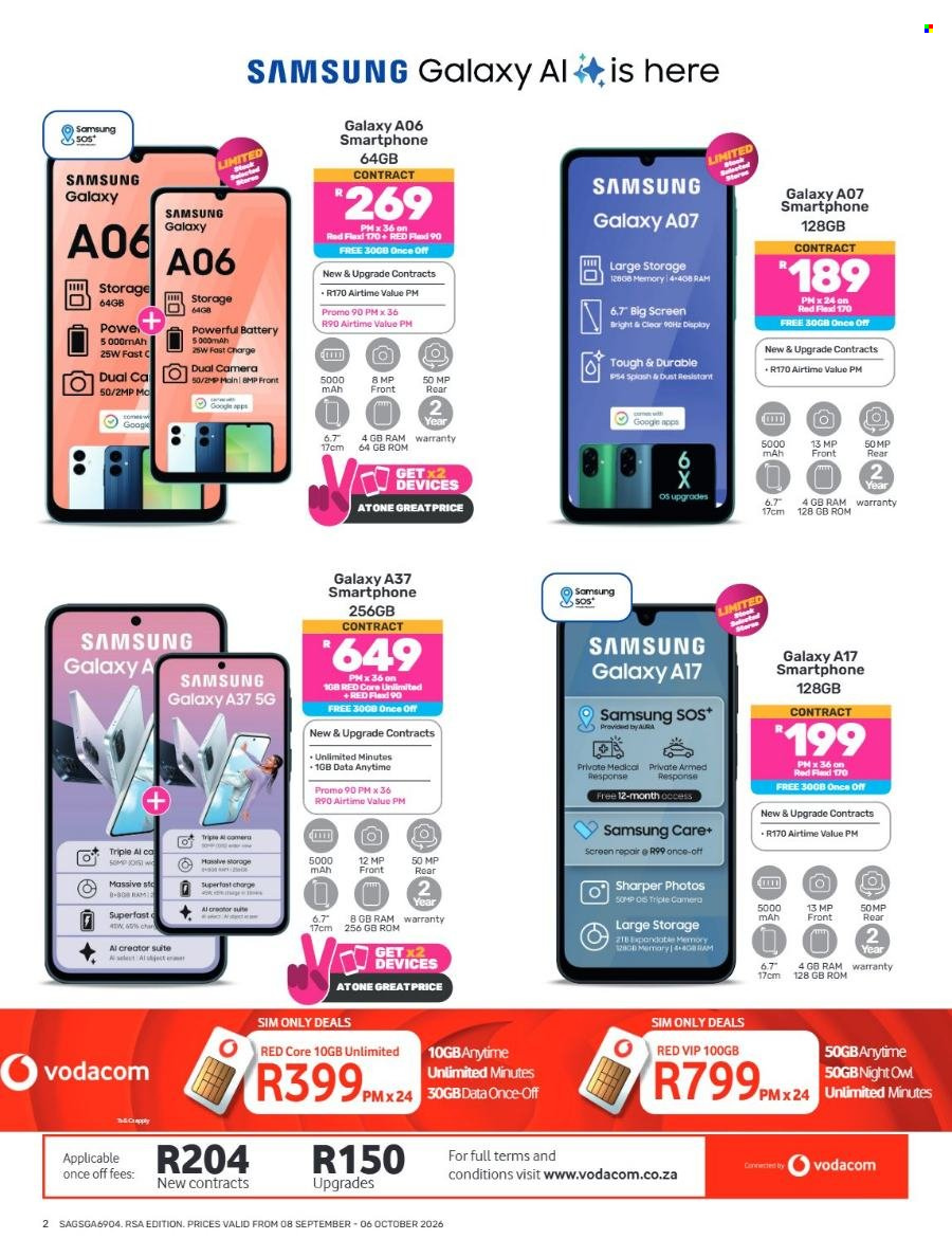 Game specials - 08/09/2026 - 06/10/2026. Page 2