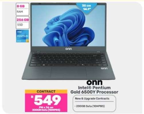onn Intel® Pentium Gold 6500Y Processor