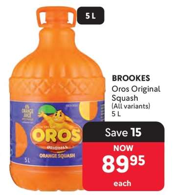 Brookes Oros Original Squash