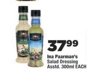 Ina Paarman's Salad Dressing