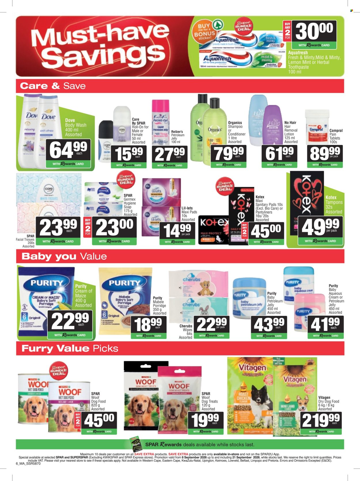 SPAR specials - 08/09/2026 - 21/09/2026. Page 6