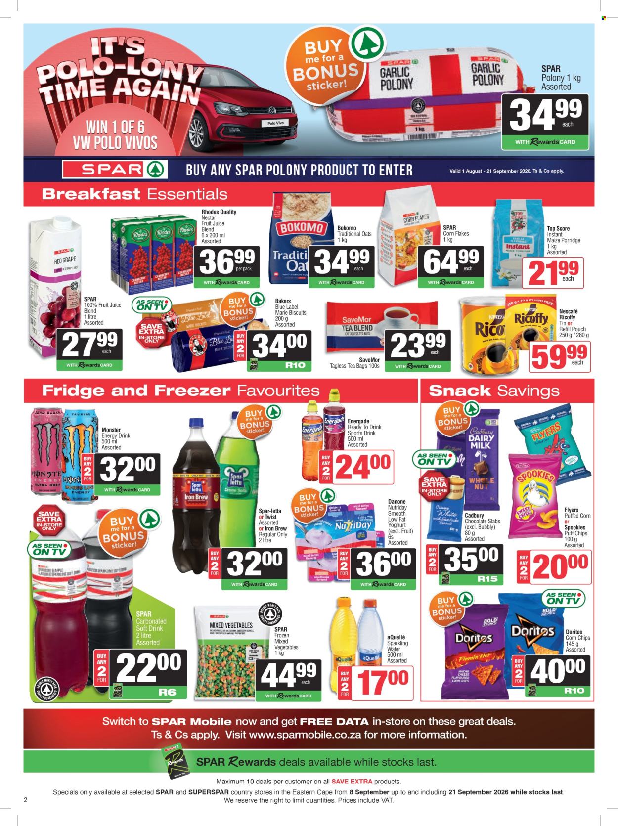 SPAR specials - 08/09/2026 - 21/09/2026. Page 2