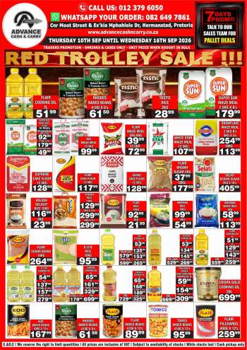 Advance Cash & Carry catalogue  - 10/09/2026 - 16/09/2026.