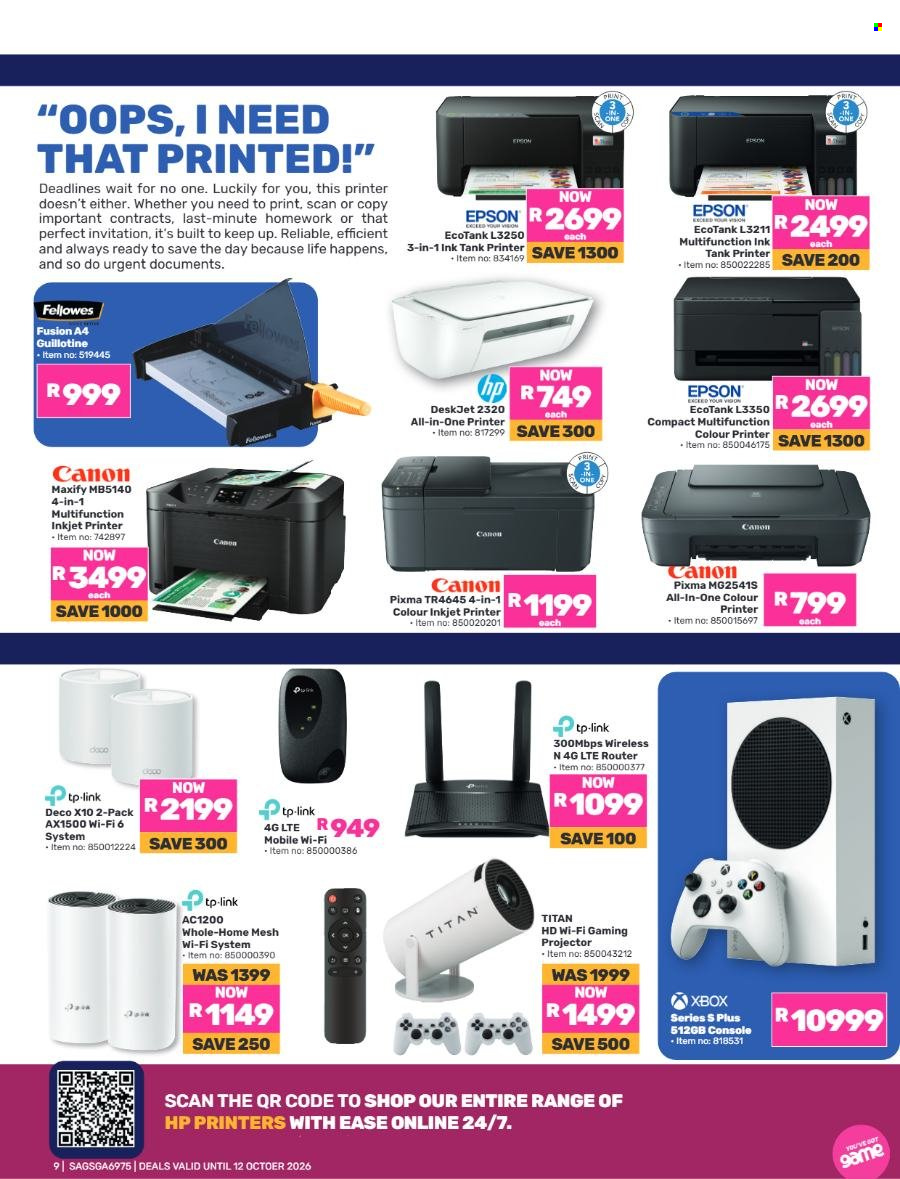 Game specials - 08/09/2026 - 12/10/2026. Page 9