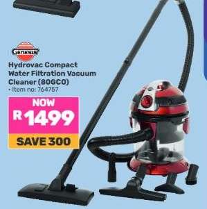 Genesis Hydrovac Compact Water Filtration Vacuum Cleaner (80GC0)